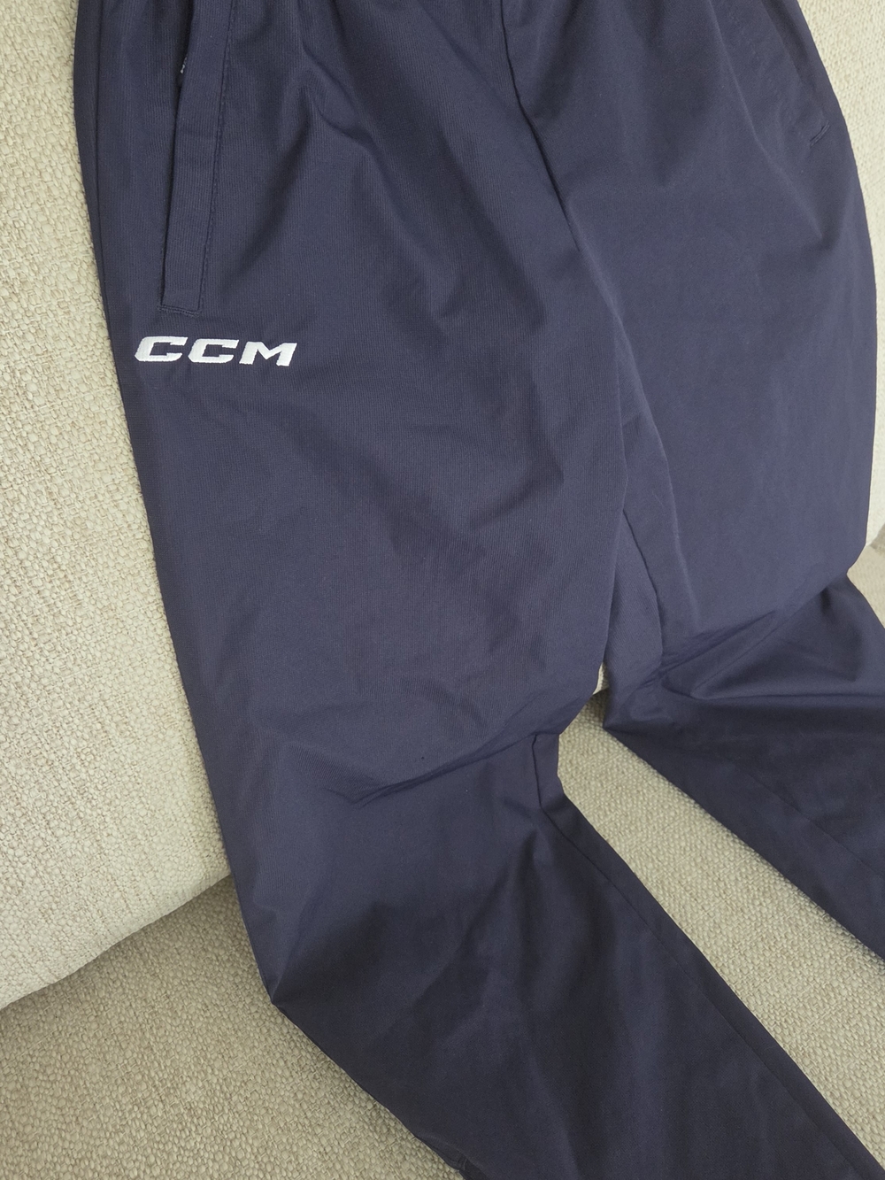 CCM Navy Blue Athletic Warm Up Pants - Picture 5 of 16